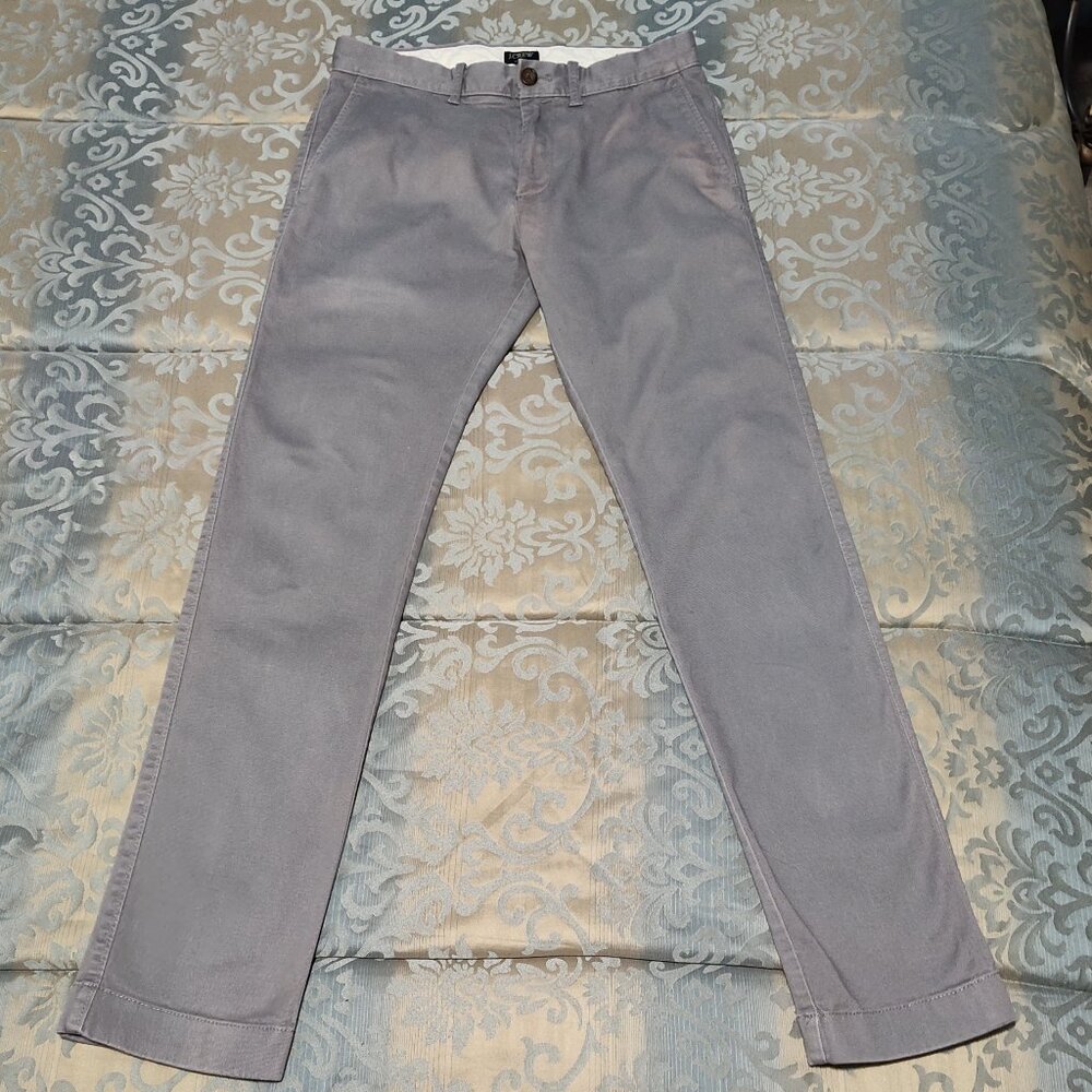 J. Crew Flex slim fit men's gray dress pants, EUC, size 28